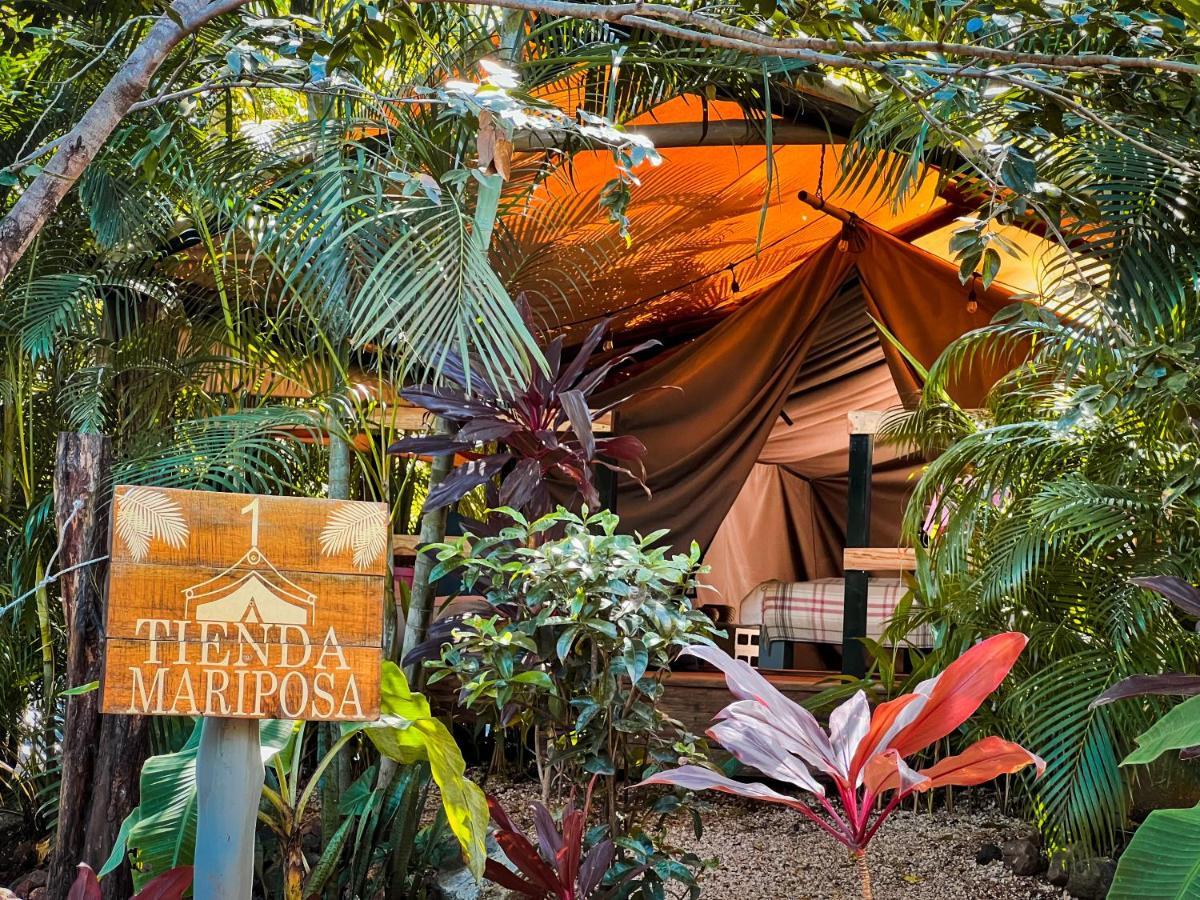 Glamping Hotel Flor Y Bambu Playa Grande Buitenkant foto