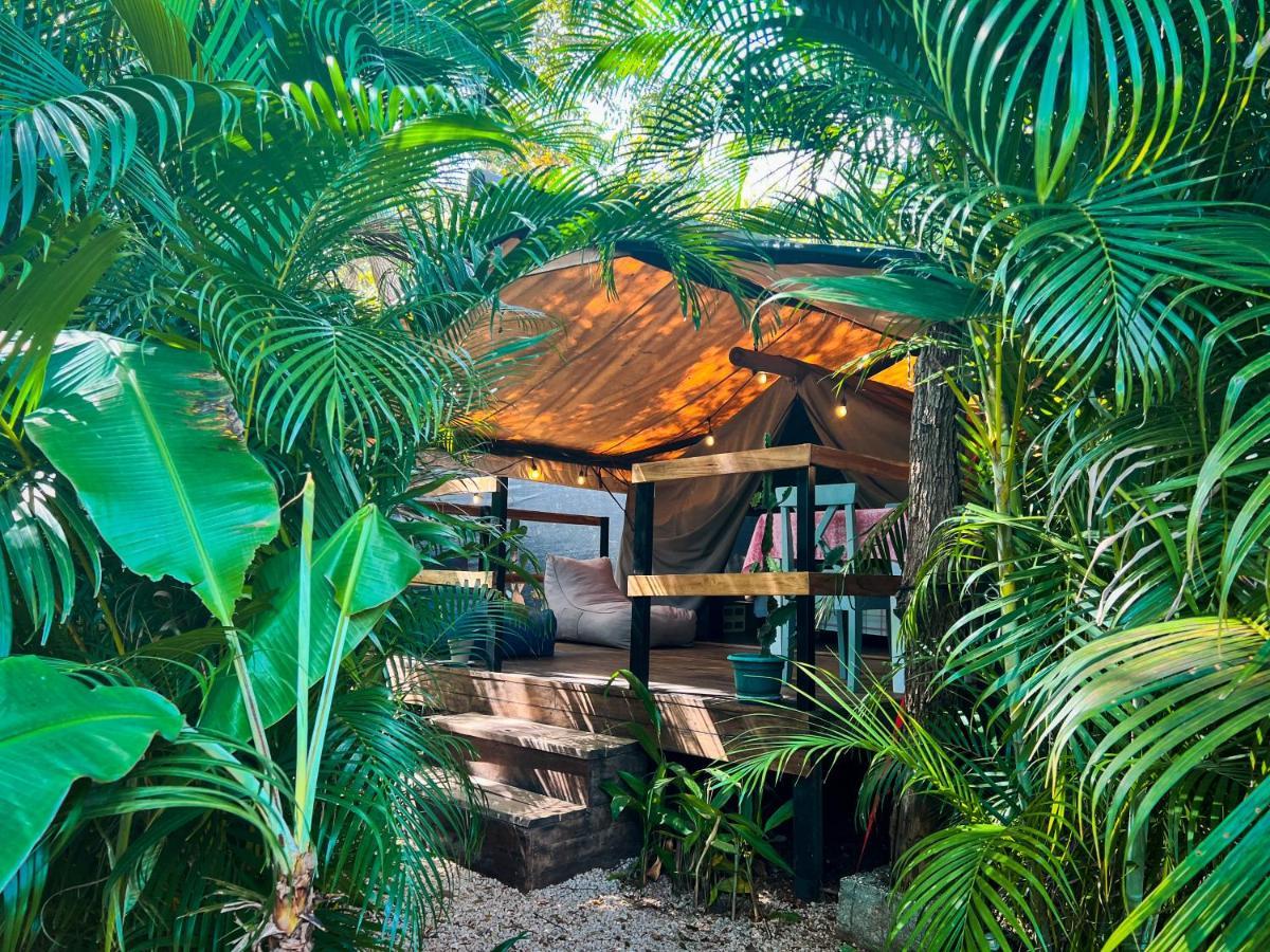 Glamping Hotel Flor Y Bambu Playa Grande Buitenkant foto