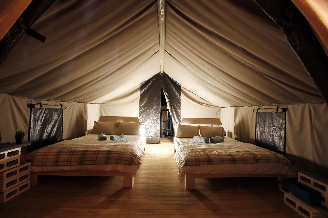 Glamping Hotel Flor Y Bambu Playa Grande Buitenkant foto
