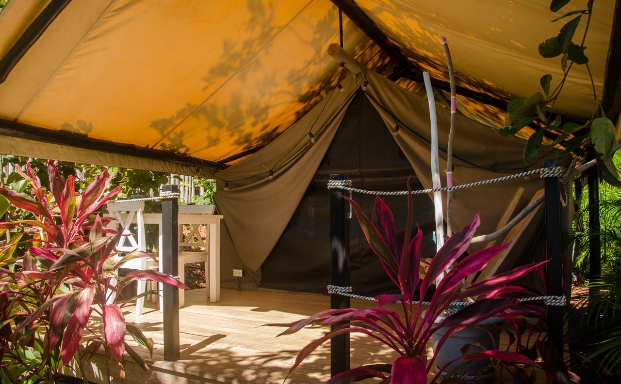 Glamping Hotel Flor Y Bambu Playa Grande Buitenkant foto