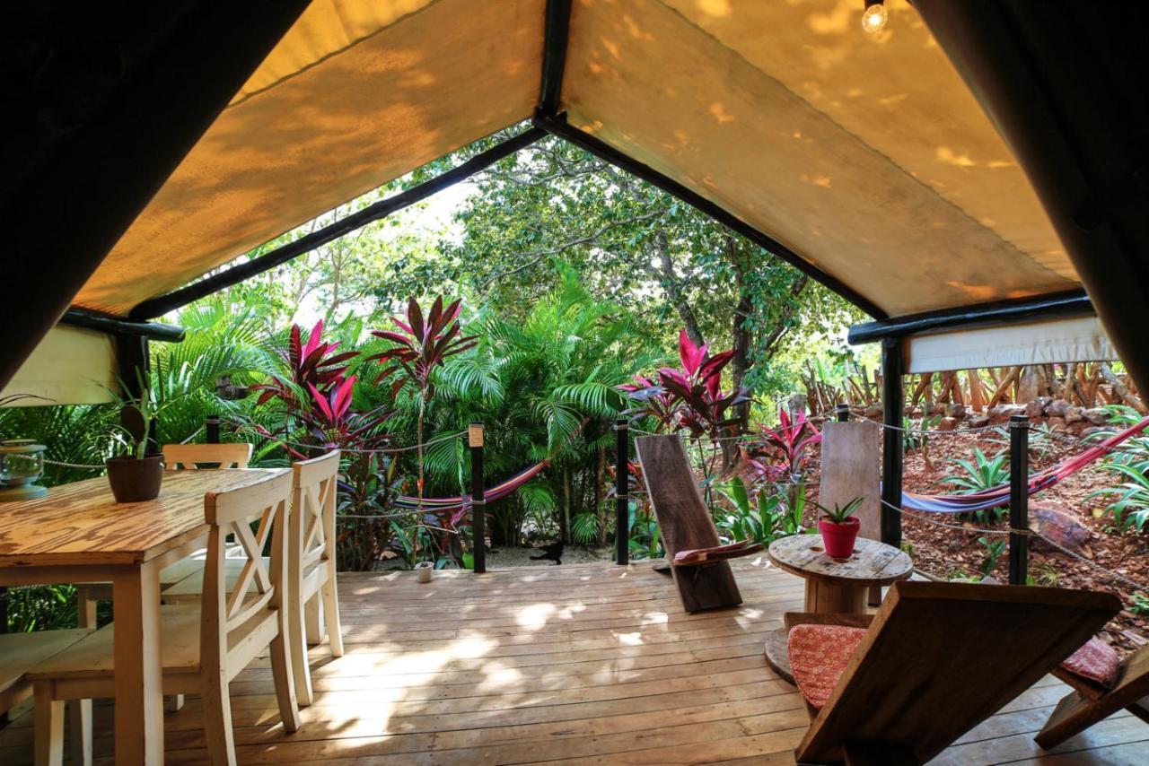 Glamping Hotel Flor Y Bambu Playa Grande Buitenkant foto